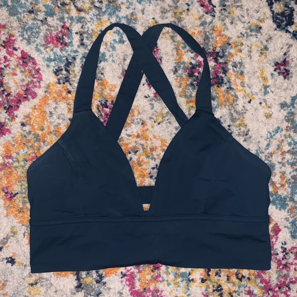 TEAL LULU LEMON SPORTS BRA